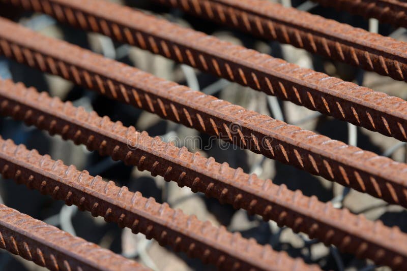 De versterkende achtergrond van de Staalbar, Rebar voor concrete bouwwerkzaamheid Metaalanker Het versterken van staalbars voor d royalty-vrije stock foto's De versterkende achtergrond van de Staalbar, Rebar voor concrete bouwwerkzaamheid Metaalanker Het versterken van staalbars voor d royalty-vrije stock foto's