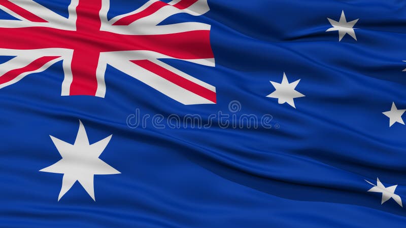 De Vlag van close-upaustralië royalty-vrije illustratie De Vlag van close-upaustralië royalty-vrije illustratie