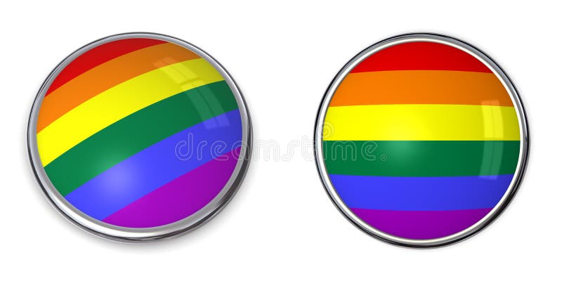 De Vlag van de Regenboog van de Knoop van de banner vector illustratie De Vlag van de Regenboog van de Knoop van de banner vector illustratie