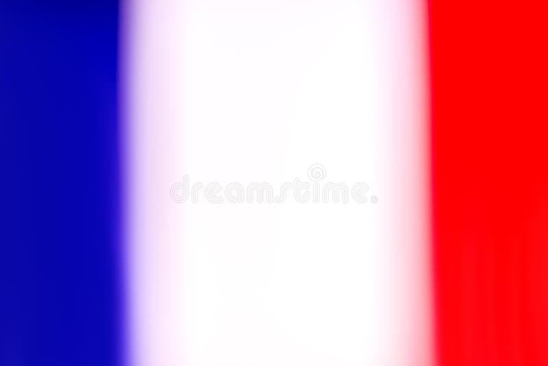 De vlag van Frankrijk in defocus vector illustratie