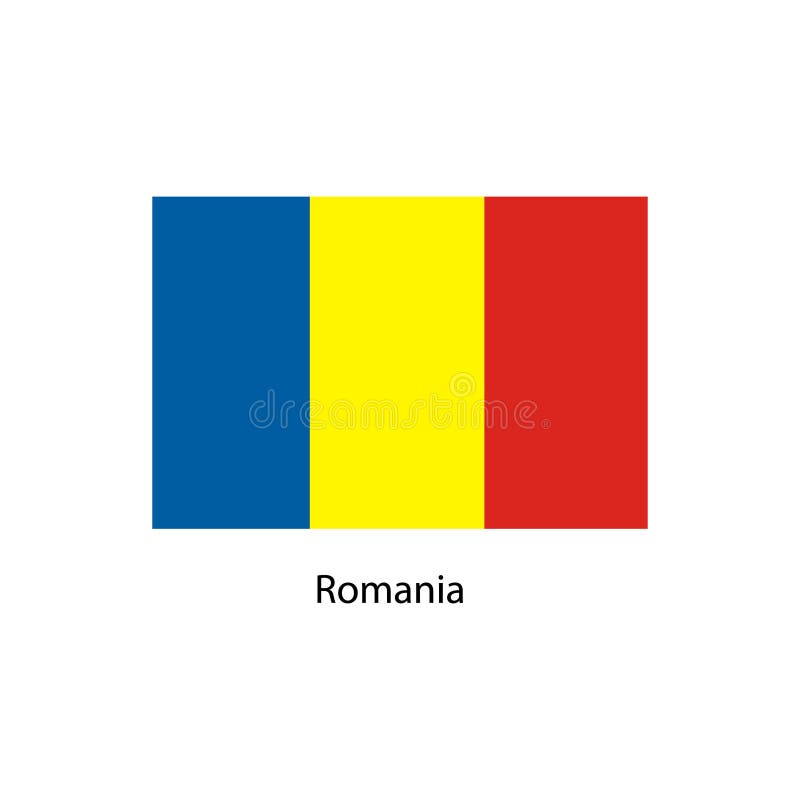 De vlag van Roemenië, officieel kleuren en aandeel correct De nationale vlag van Roemenië vector illustratie De vlag van Roemenië, officieel kleuren en aandeel correct De nationale vlag van Roemenië vector illustratie
