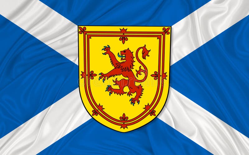 Madison Ontcijferen behuizing De Vlag Van Schotland En Koninklijke Wapens Van Schotland Over De Vlag Van  Het Verenigd Koninkrijk Stock Foto - Image of kader, patroon: 137956226