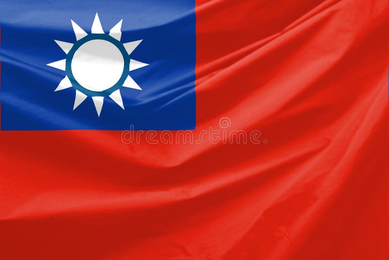 De Vlag van Taiwan royalty-vrije illustratie De Vlag van Taiwan royalty-vrije illustratie