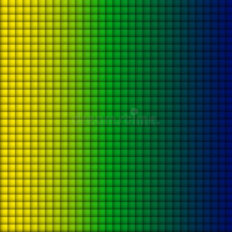 De Vlag Vierkante Geelgroene Blauwe Achtergrond van Brazilië vector illustratie De Vlag Vierkante Geelgroene Blauwe Achtergrond van Brazilië vector illustratie