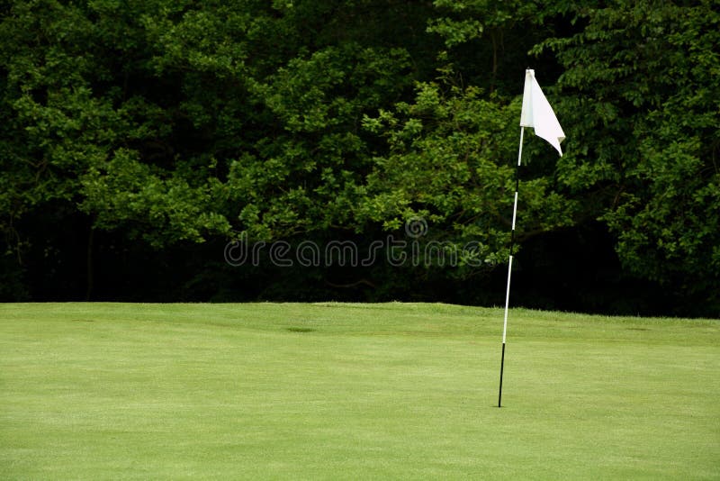 De vlaggestok van het golf