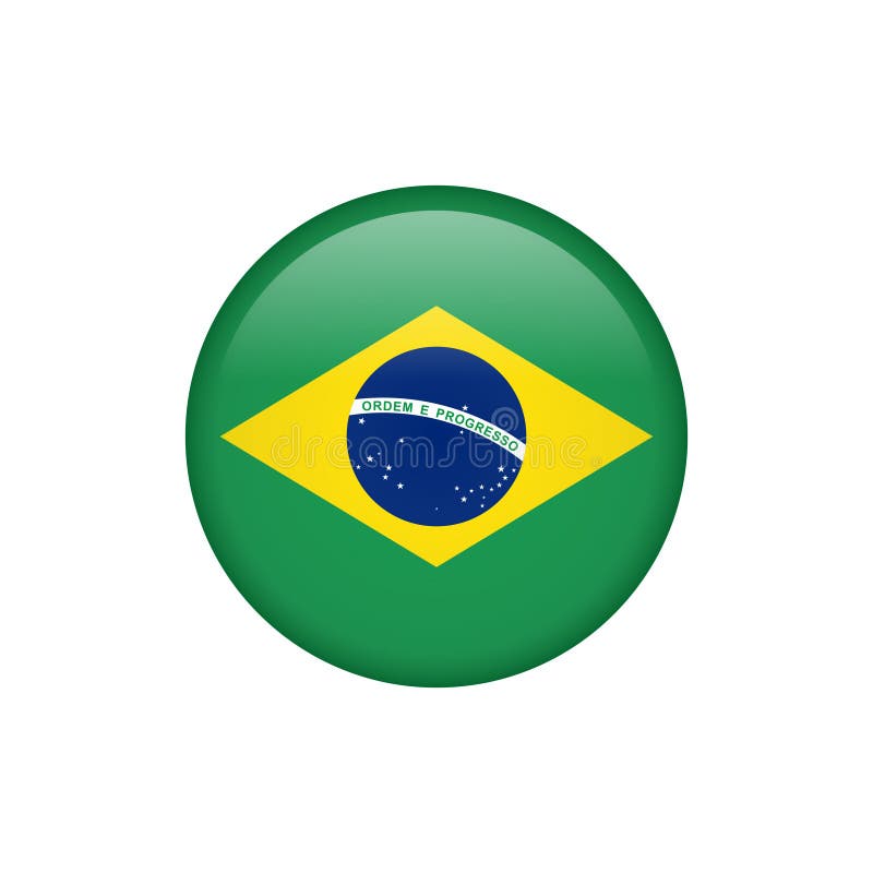 De vlagpictogram 5 van voorraad vectorbrazilië vector illustratie De vlagpictogram 5 van voorraad vectorbrazilië vector illustratie