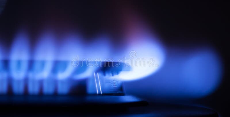 De vlamdeel van het gas