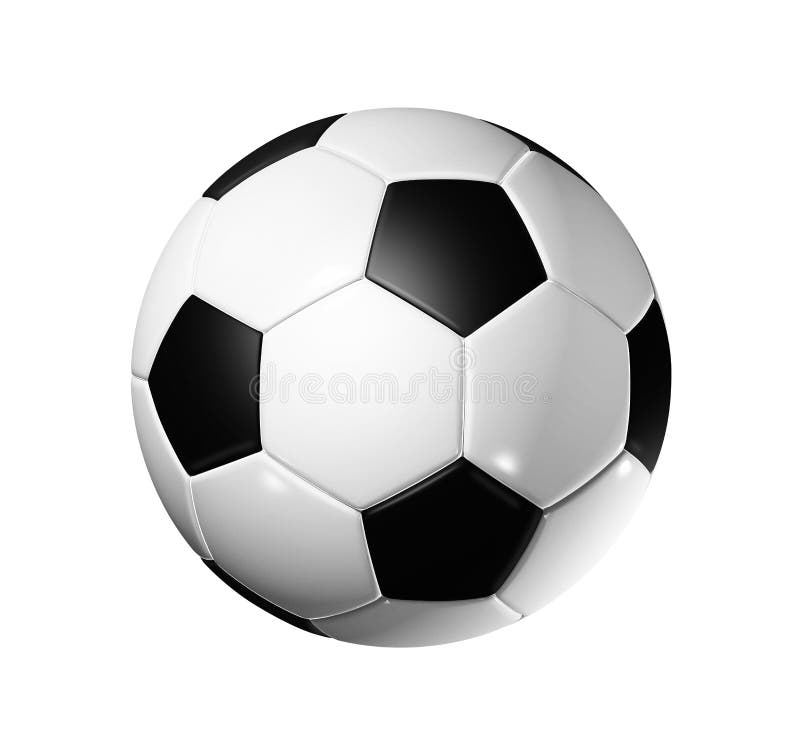 De voetbalbal van het voetbal vector illustratie De voetbalbal van het voetbal vector illustratie