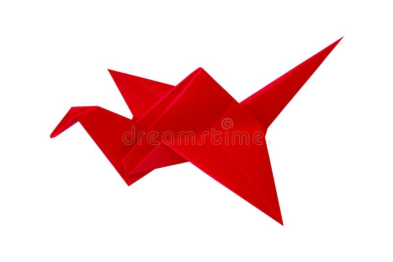De Vogel van de origami stock foto's De Vogel van de origami stock foto's