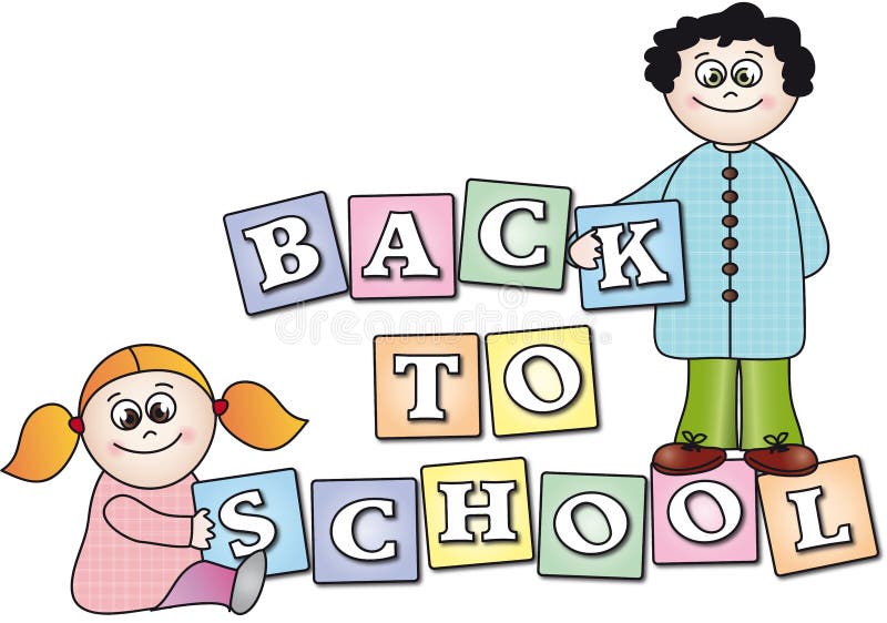 Regresso às aulas ilustração do vetor