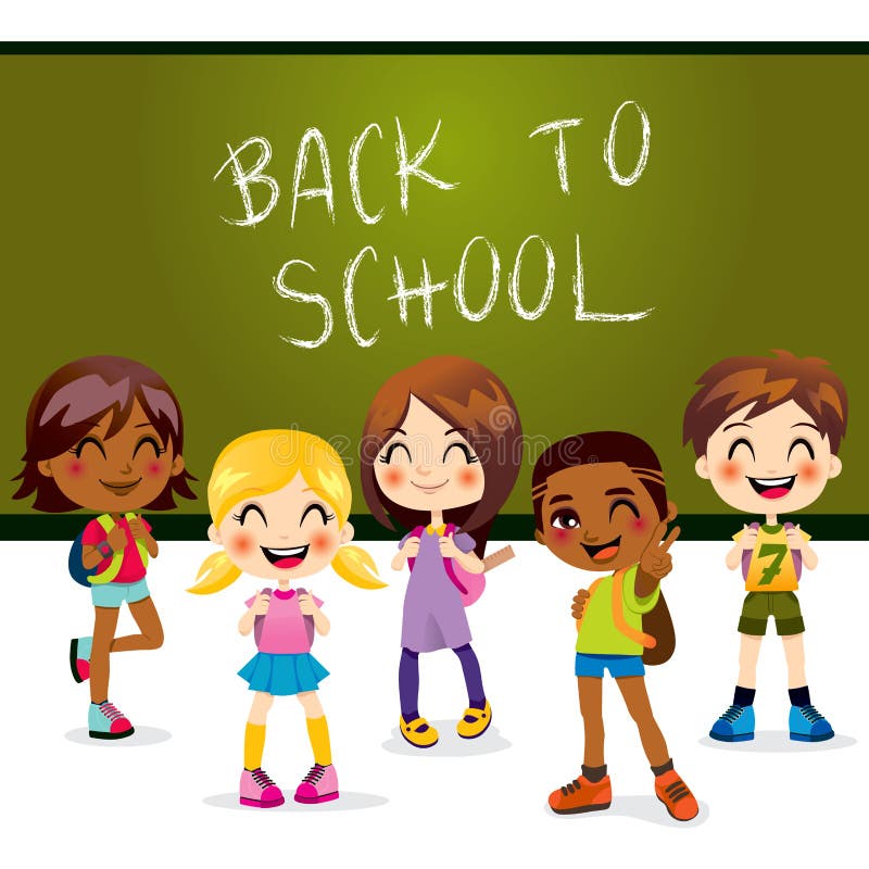 Regresso às Aulas ilustração royalty free