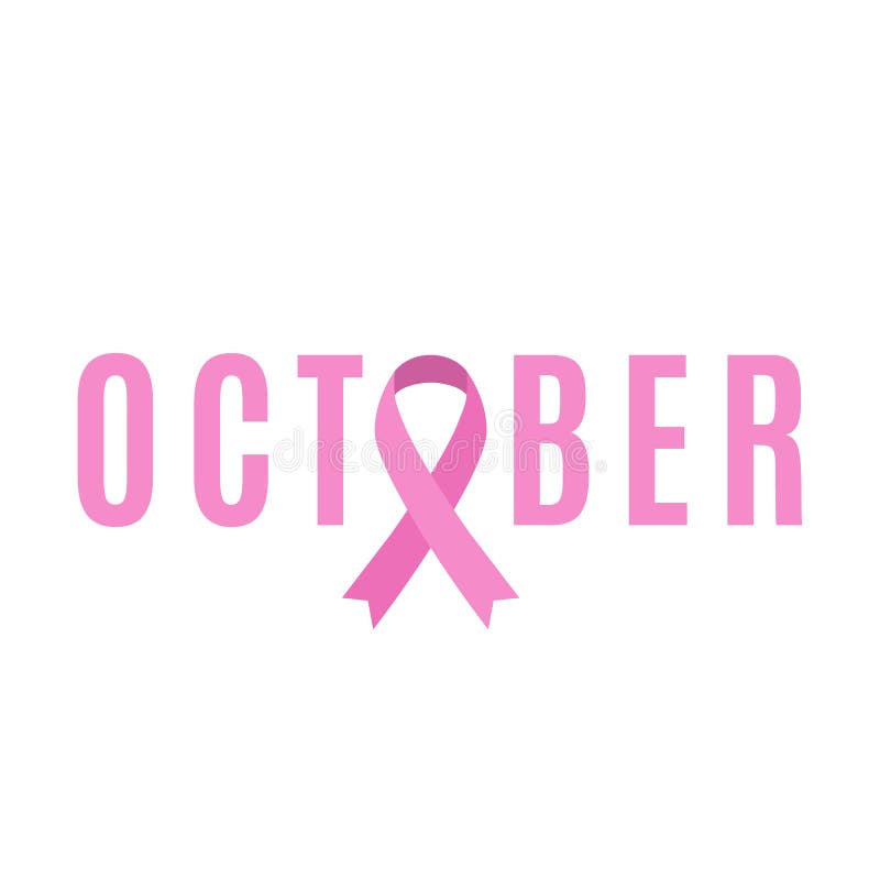 De voorlichtings roze lint van borstkanker Oktober-maand Lint in een vlakke stijl Witte backround Het vechten kanker Vector vector illustratie De voorlichtings roze lint van borstkanker Oktober-maand Lint in een vlakke stijl Witte backround Het vechten kanker Vector vector illustratie