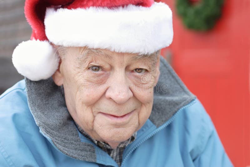 De vreugde van de mensenKerstmis van oudsten stock afbeelding De vreugde van de mensenKerstmis van oudsten stock afbeelding