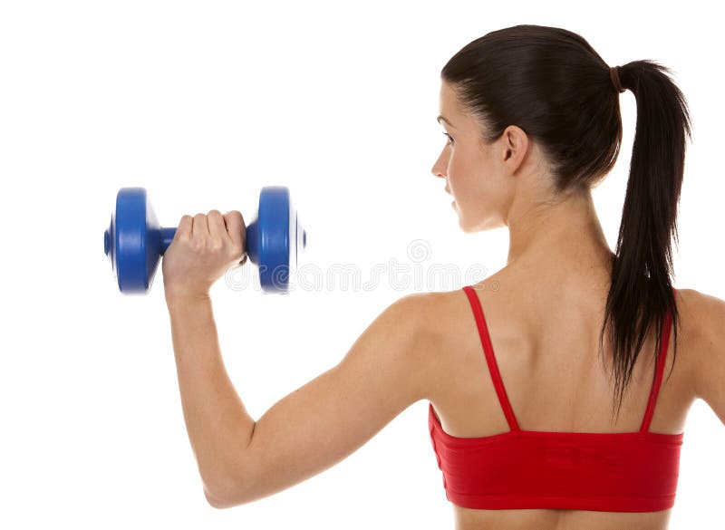 Fitte vrouw royalty-vrije stock fotografie