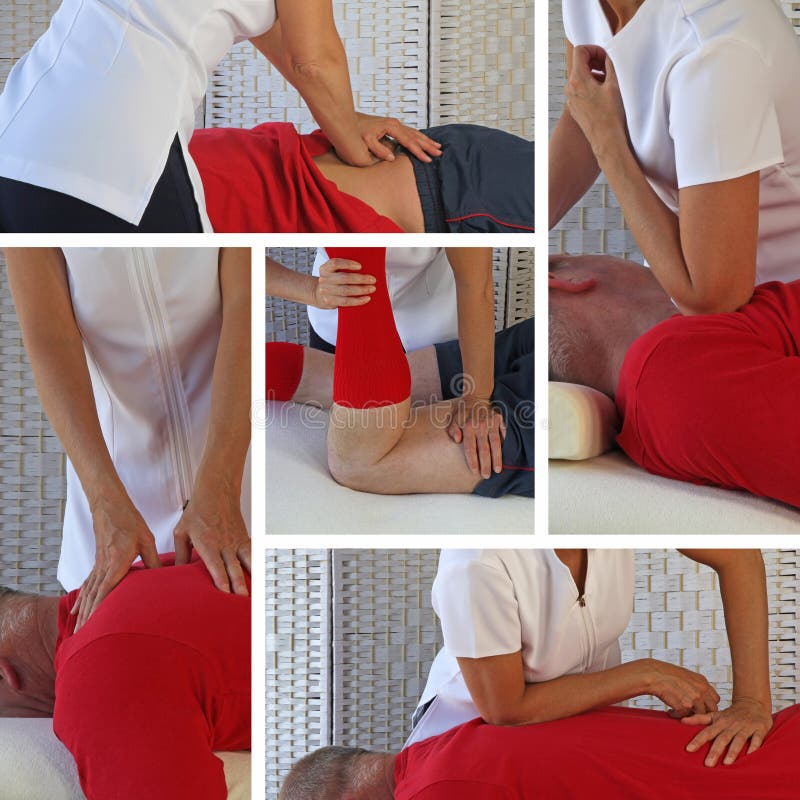 De vrouwelijke Therapeut van de Sportenmassage royalty-vrije stock foto De vrouwelijke Therapeut van de Sportenmassage royalty-vrije stock foto