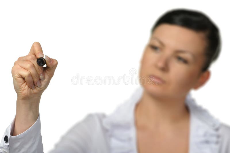 De vrouwen ?felt pen stock foto's De vrouwen ?felt pen stock foto's