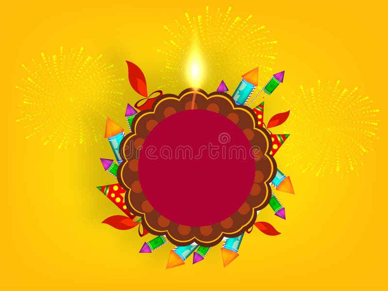 De websitekopbal van de Diwali 2018 Illustratie vector illustratie De websitekopbal van de Diwali 2018 Illustratie vector illustratie