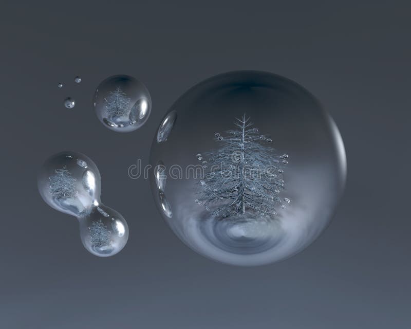 Kerstwens vector illustratie