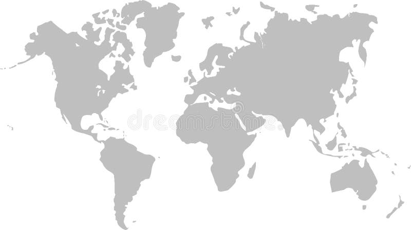 De wereldkaart van het pixel vector illustratie De wereldkaart van het pixel vector illustratie