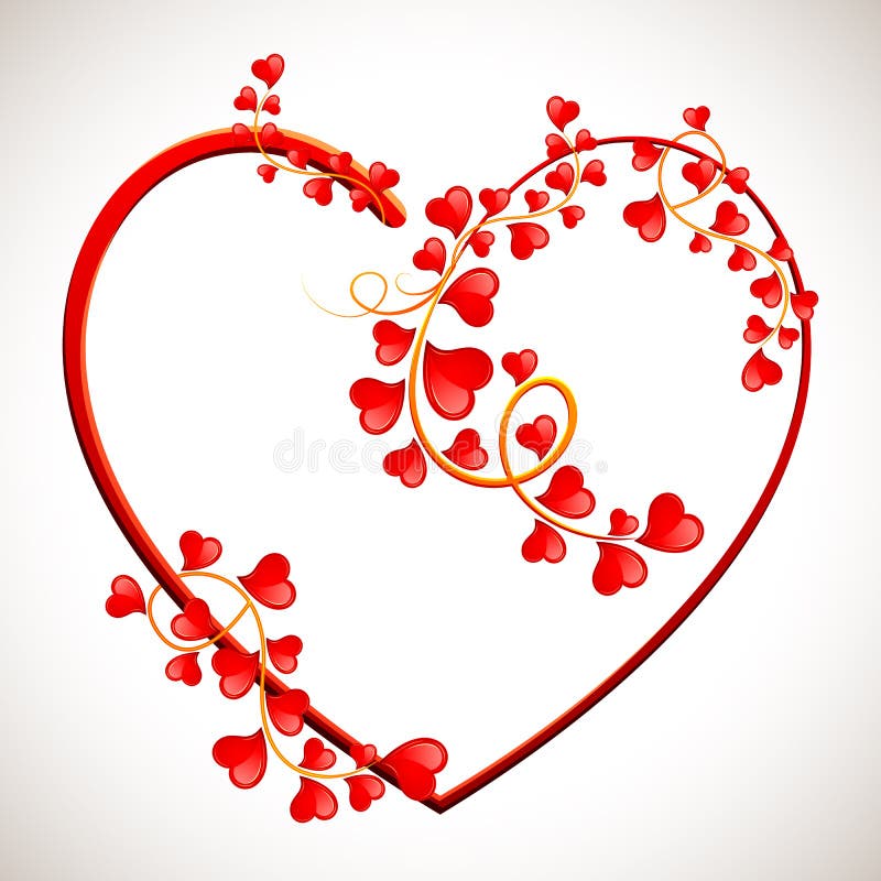 Liefdeswervelingen vector illustratie