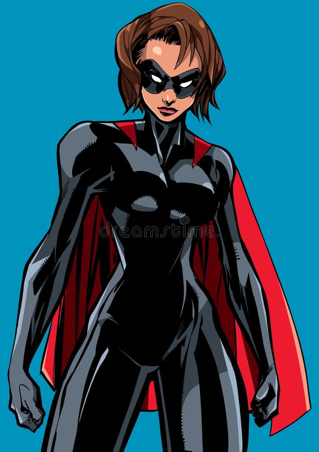 De Wijze van de Superheroineslag royalty-vrije illustratie De Wijze van de Superheroineslag royalty-vrije illustratie