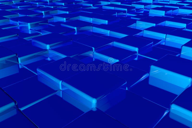 De willekeurige 3d teruggevende kleurrijke heldere achtergrondafbeelding van hoogte glanzende kubussen vector illustratie De willekeurige 3d teruggevende kleurrijke heldere achtergrondafbeelding van hoogte glanzende kubussen vector illustratie