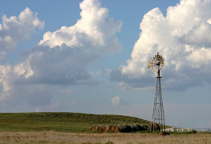 De Windmolen van Texas stock afbeelding De Windmolen van Texas stock afbeelding