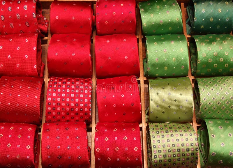 De winkel van de de ontwerperafzet van de stropdas royalty-vrije stock foto's De winkel van de de ontwerperafzet van de stropdas royalty-vrije stock foto's