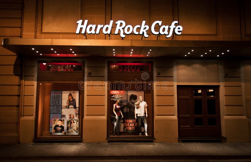 De winkel van de harde Rotskoffie stock foto