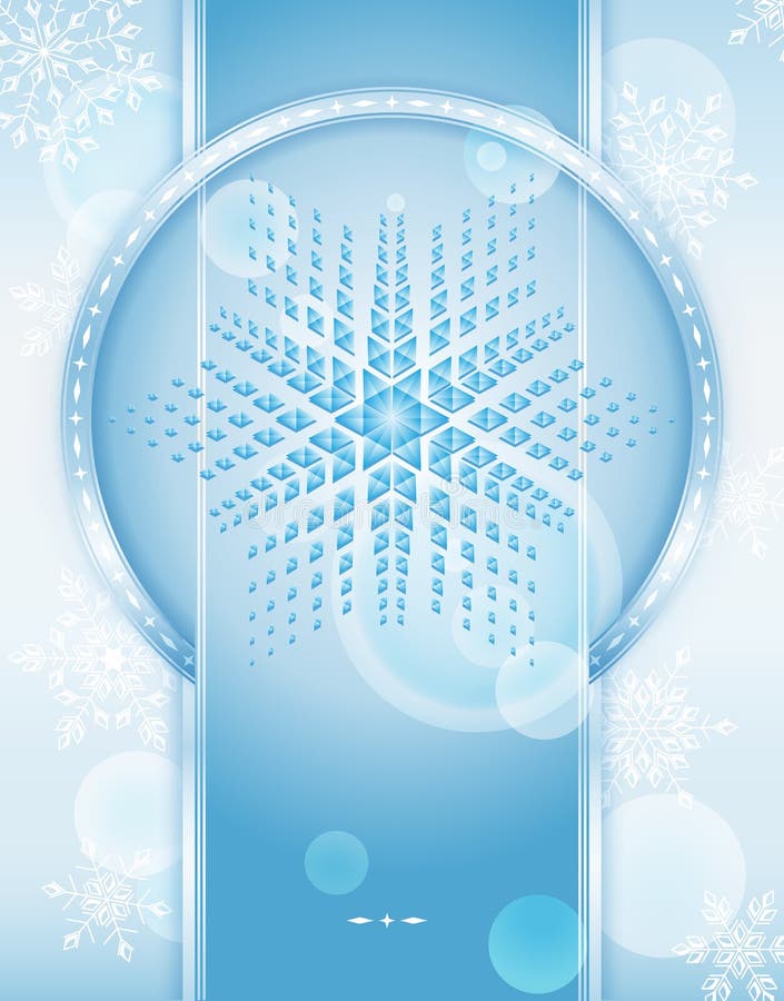 De winter vectorachtergrond stock illustratie De winter vectorachtergrond stock illustratie