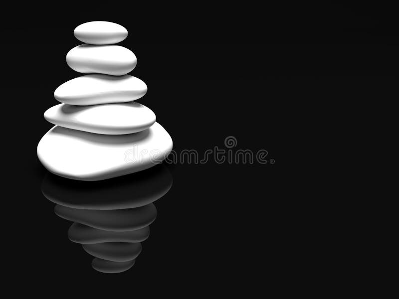De witte zwarte achtergrond van de stenenweg vector illustratie De witte zwarte achtergrond van de stenenweg vector illustratie
