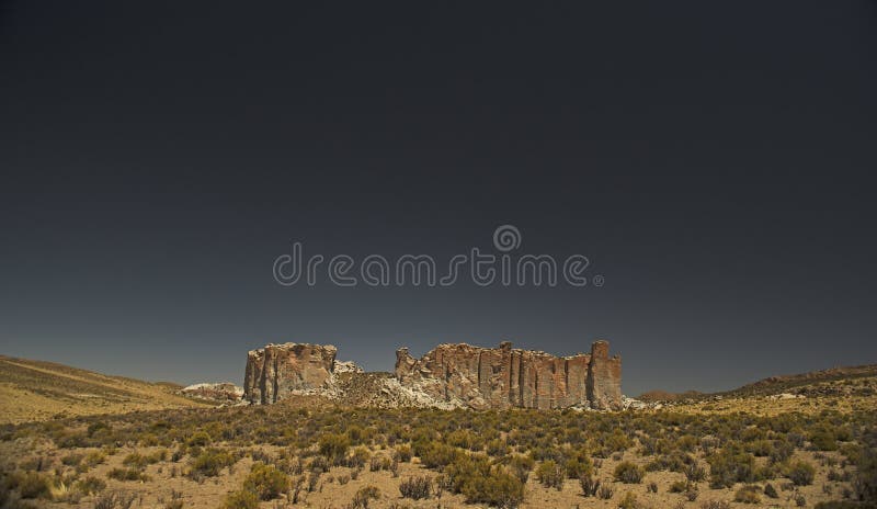 De woestijn van Atacama stock afbeelding