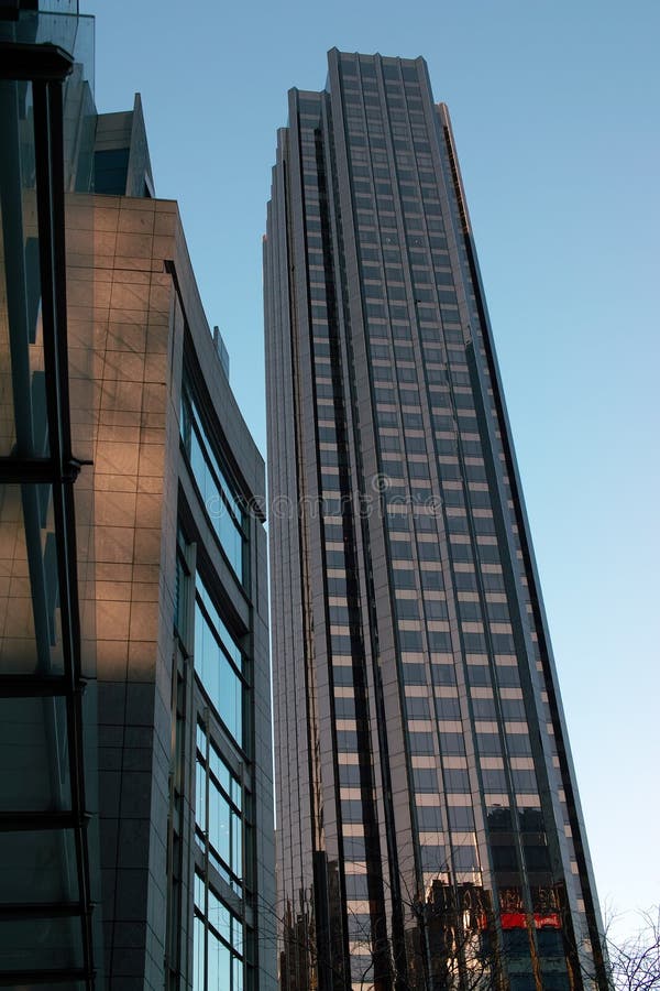 De Wolkenkrabbers van de Stad van New York royalty-vrije stock afbeeldingen De Wolkenkrabbers van de Stad van New York royalty-vrije stock afbeeldingen
