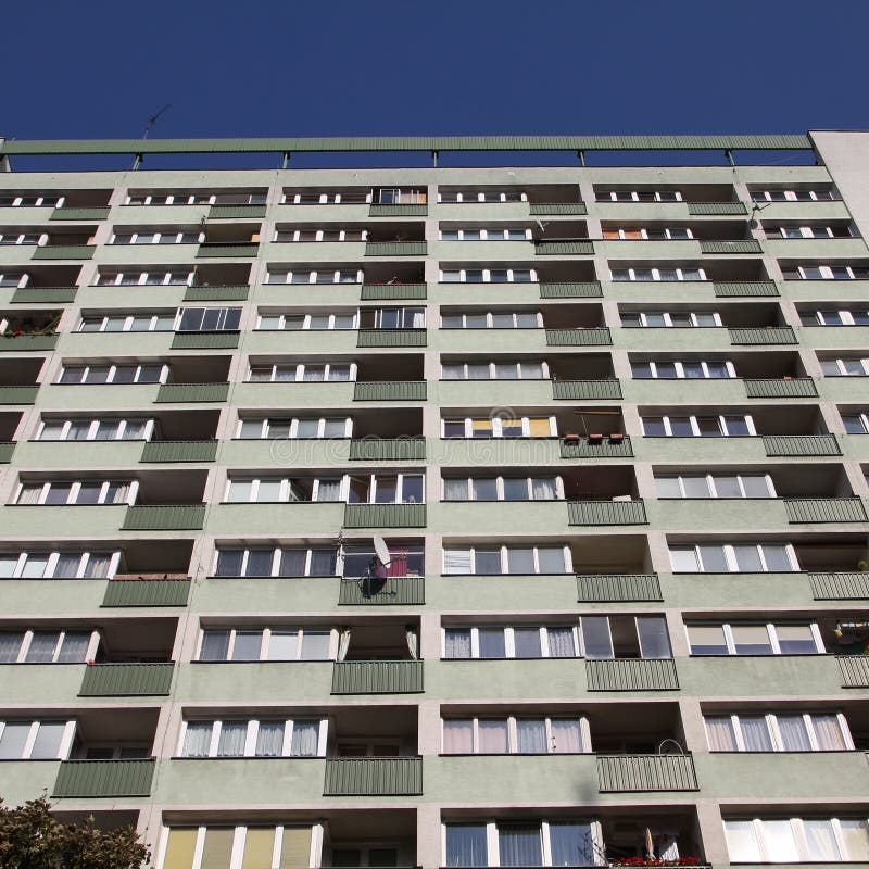 De Woonarchitectuur Van Warshau Stock Foto - Afbeelding bestaande uit