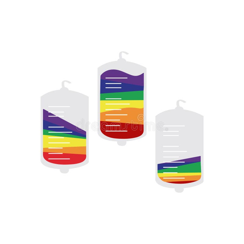 De zak vectorillustratie van het schenkingsbloed royalty-vrije illustratie