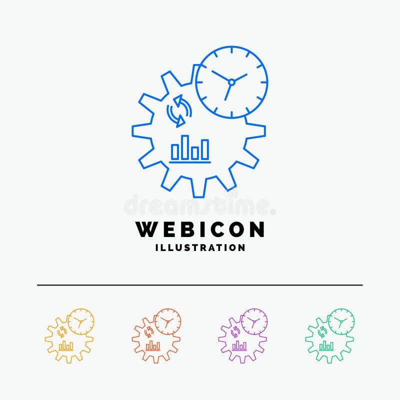 De zaken, techniek, beheer, verwerken 5 het Pictogrammalplaatje van het Rassenbarrièreweb dat op wit wordt geïsoleerd Vector illu royalty-vrije illustratie De zaken, techniek, beheer, verwerken 5 het Pictogrammalplaatje van het Rassenbarrièreweb dat op wit wordt geïsoleerd Vector illu royalty-vrije illustratie