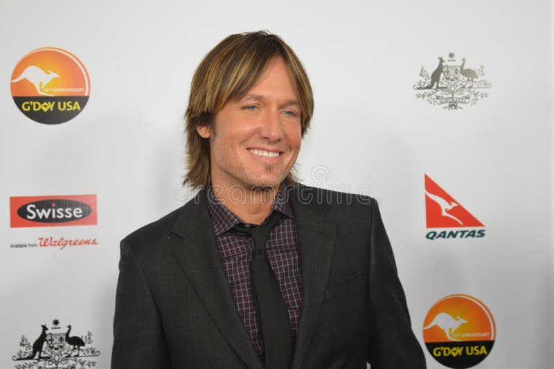 De Zanger van de Country muziek van Keith Urban op het Rode Tapijt in G'day de V.S. royalty-vrije stock afbeeldingen De Zanger van de Country muziek van Keith Urban op het Rode Tapijt in G'day de V.S. royalty-vrije stock afbeeldingen