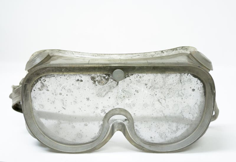 De zeer Vuile Beschermende brillen van de Veiligheid.