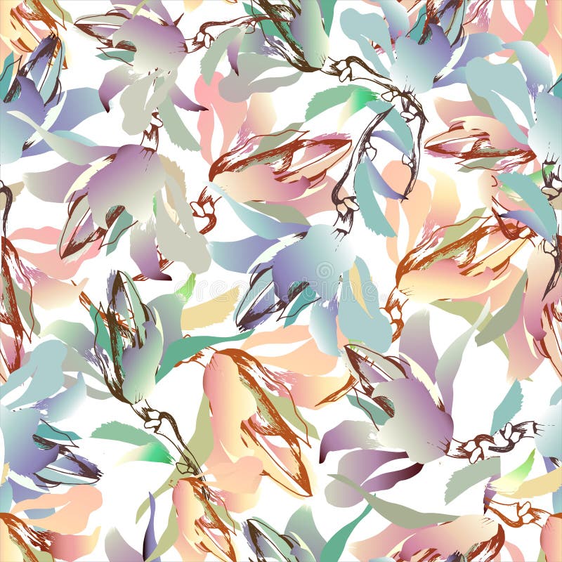 De zomer kleurrijke achtergrond van bloemen Feestelijke prettextuur, waterverf Vector illustratie royalty-vrije illustratie De zomer kleurrijke achtergrond van bloemen Feestelijke prettextuur, waterverf Vector illustratie royalty-vrije illustratie