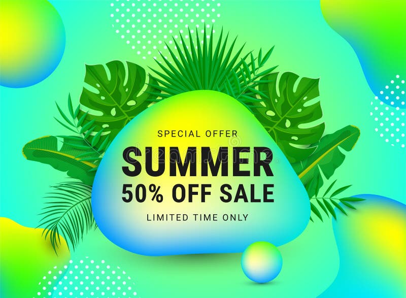 De zomerverkoop 50 percenten weg stock illustratie De zomerverkoop 50 percenten weg stock illustratie