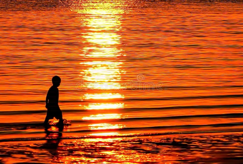 De zomerzonsondergang bij 1770 stock foto De zomerzonsondergang bij 1770 stock foto