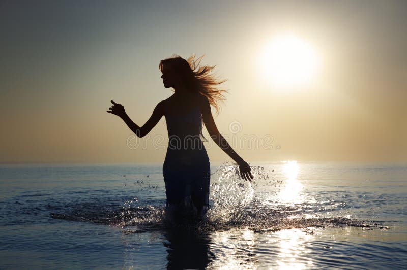 Paradijselijke zonsopgang stock fotografie