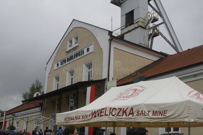 De zoutmijn van Polen Wieliczka stock afbeelding De zoutmijn van Polen Wieliczka stock afbeelding