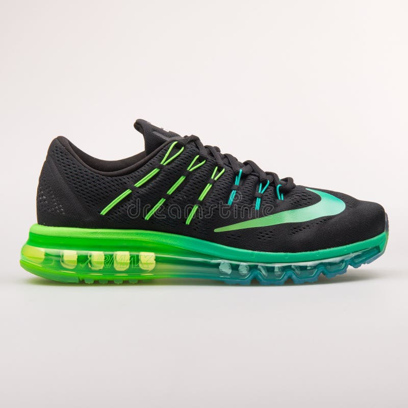 nike air max 2016 zwart groen