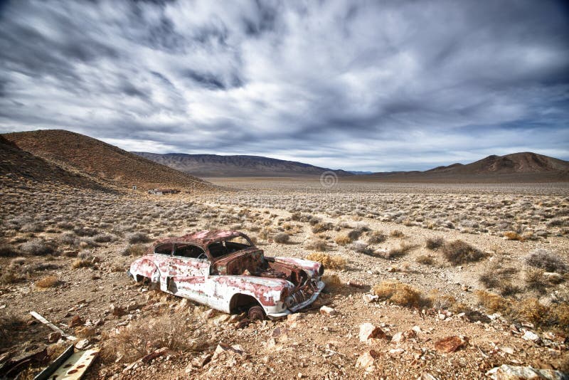 Dead Car in Death Valley