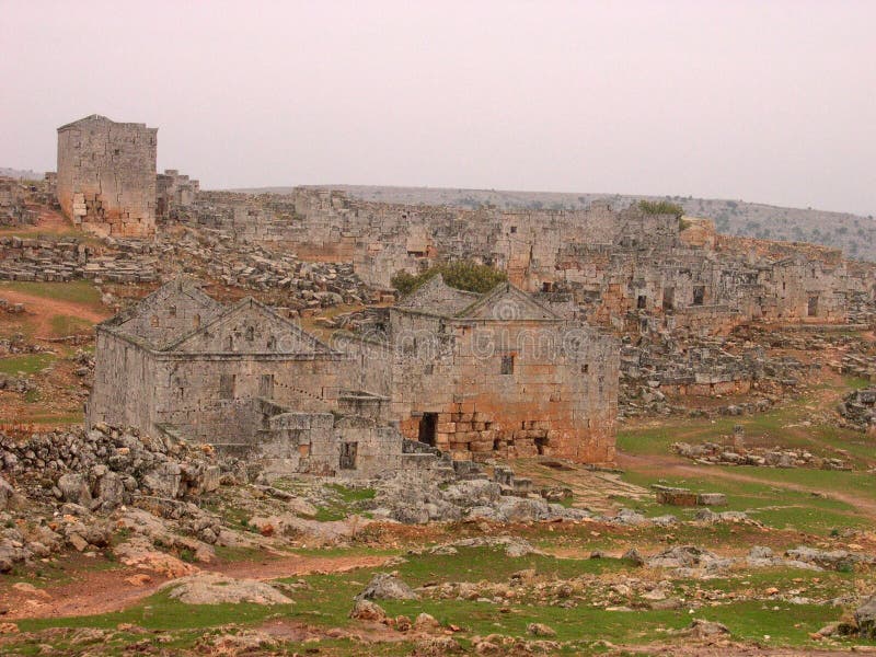 Dead city of Serjilla, Syria