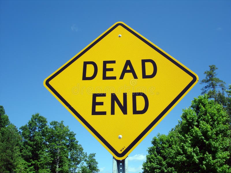 W14-1 Dead End Sign