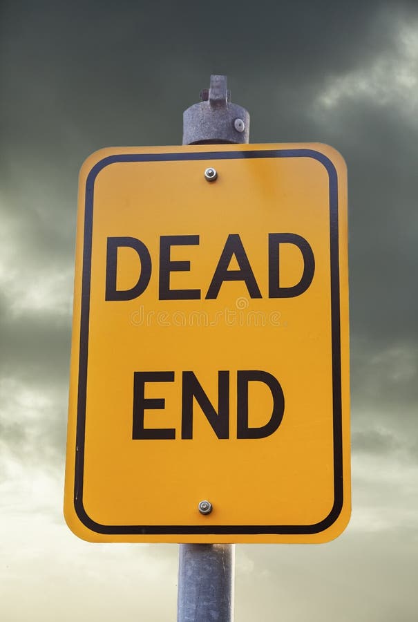 Dead End Sign and Brooklyn Bridge Stock Image Image of city, huge 167789