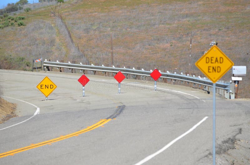 Dead End Sign Stock Photo Image Of Warning Mark Board