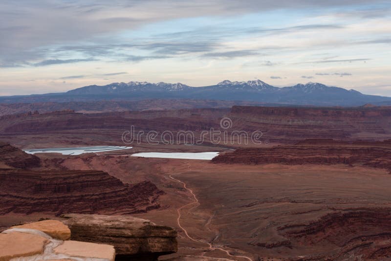Dead Horse Point State Park at Sunset Stock Photo Image of sunset